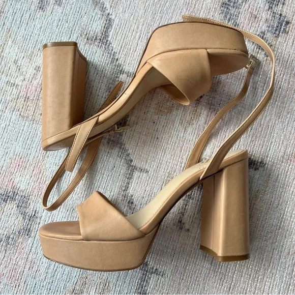 Vince Camuto Pendry Platform Sandal Sandstone Nude - Picture 6 of 10